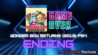Wonder Boy Returns Remix (2019) Sony Playstation 4 PS4 ending [Retro Gaming]