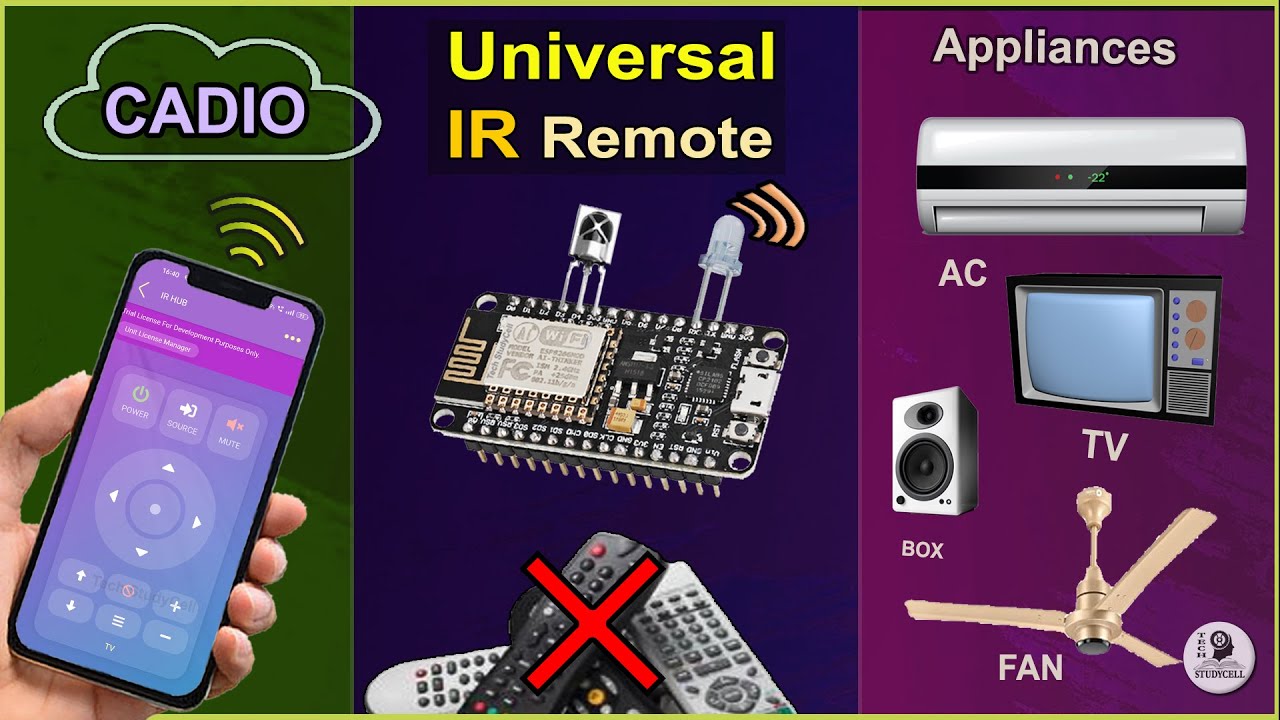 Create Your Universal Remote Control with ESP8266 and Google Assistant