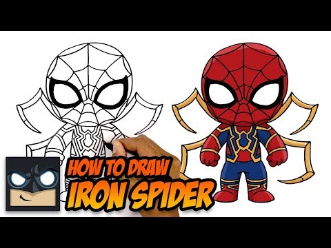 How To Draw Iron Spider | Spiderman Far From Home