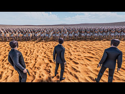 CAN 100 JOHN WICK STOP 1 MILLION EGYPTIAN SPEARMEN? - Ultimate Epic Battle Simulator 2 UEBS 2
