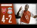HENRY WITH A WORLDIE! | Arsenal 4-2 Liverpool | Highlights | April 9, 2004