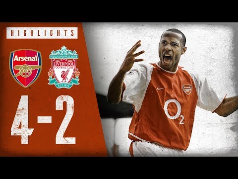 HENRY WITH A WORLDIE! | Arsenal 4-2 Liverpool | Highlights | April 9, 2004