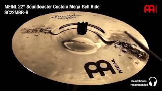 Video thumbnail for SC22MBRB Meinl SC22MBRB 22'' Soundcaster Custom Mega Bell Ride Zil by Salt T.