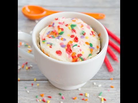 DIY Funfetti Mug Cake in Just 2 minutes