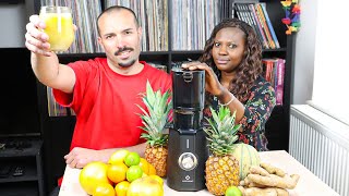 On Teste l'EXTRACTEUR DE JUS LINKCHEF ! (JUS de GINGEMBRE et d'ANANAS)