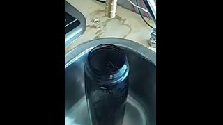 Foot pump sink faucet test