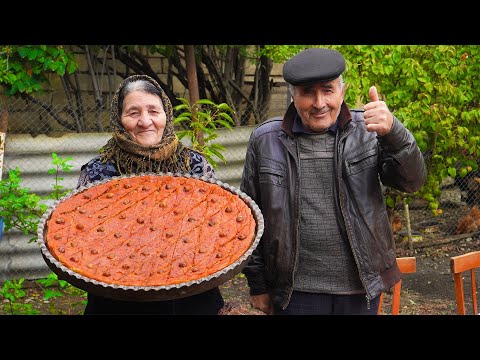 We Cooked Delicious AZERBAIJANI BAKLAVA in Our Village | The Best Dessert of Azerbaijan | Rural Life