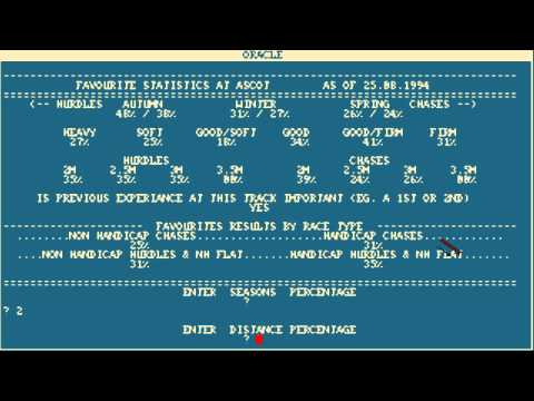 Oracle Horse Racing System picture