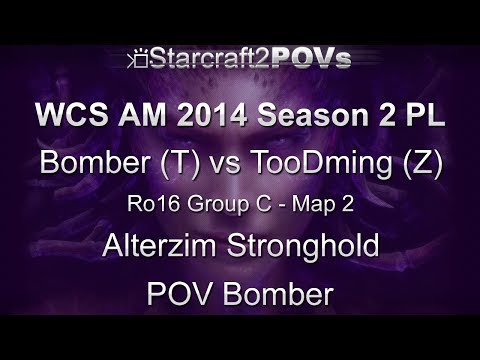 SC2 HotS - WCS AM 2014 S2 PL - Bomber vs TooDming - Ro16 Group C - Map 2 - Alterzim - Bomber