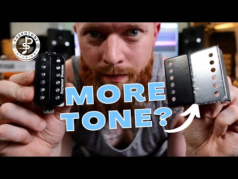 Do pickup covers affect tone?