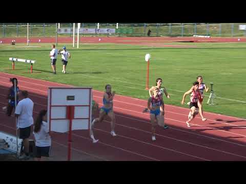 100m [Ž], FINALE, 1. JURČIĆ i 3. PENEZIĆ - Prvenstvo Balkana za mlađe juniore i juniorke 2022