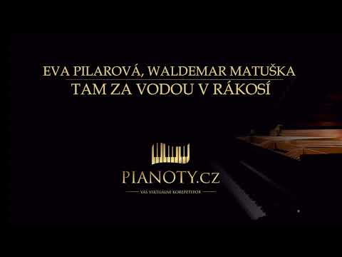 Eva Pilarová, Waldemar Matuška - Tam za vodou v rákosí (klavírní doprovod / karaoke)