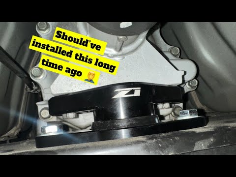 How to properly install Z1 polyurethane transmission mount on your G37/370Z (super easy)
