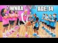 Pro Women Vs Middle School Prodigies