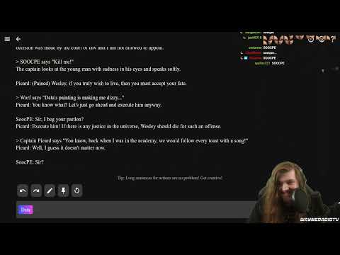 wayneradiotv - AI Dungeon Multiplayer - Star Trek Burger Belt and Shrek