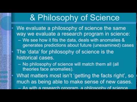 Post-Kuhnian Philosophy of Science: Imre Lakatos (3 of 3)