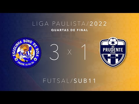 Bons de Bola 3 x 1 AD Prudente - Liga Paulista 2022 - Quartas de final - sub11 - 12/11/2022