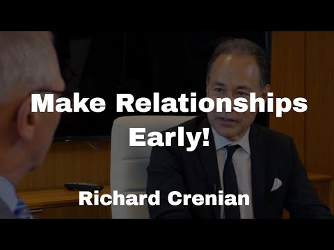 Importance of Making Relationships Early - The Business Series