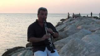 M. Mangani pagina d'album (excerpt) Sergio Bosi clarinet