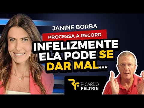 Janine Borba processou a Record e se as o resultado for igual a da Sheherazade...