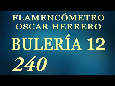 Metrónomo Flamenco - Bulería "12" 240 - Flamencómetro Oscar Herrero
