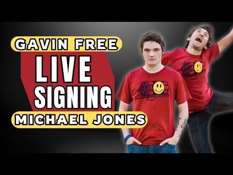 Gavin Free and Michael Jones Live Signing!