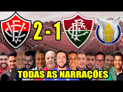 Todas as narrações - Vitória 2 x 1 Fluminense | Brasileirão 2024