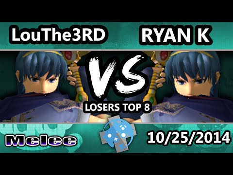 Smash League: NY - Louthe3rd (Marth) Vs. Ryan K (Black) SSBM Losers Top 8 - Melee