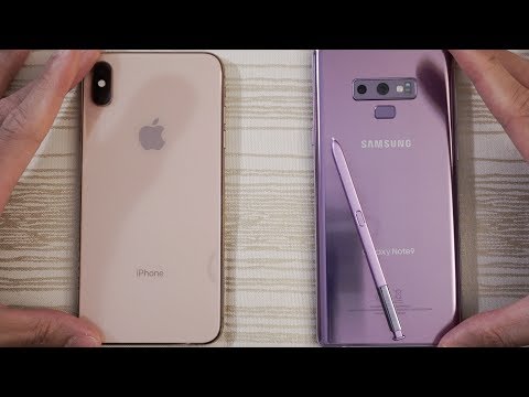 iPhone XS Max vs Samsung Note 9 - Speed Test! Can the Knight Eat an Apple?