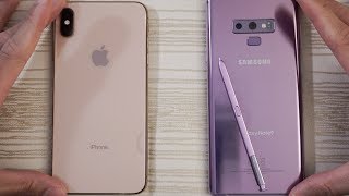 iPhone XS Max vs Samsung Note 9 - Speed Test! Can the Knight Eat an Apple?