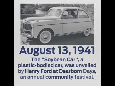 Thumbnail for Henry Ford’s Soybean Car | August 13th, 1941 Today in Ford Motor Company History by History of the Ford Motor Company, History of Ford Motor Company, Automobile, Henry Ford, Ford EXP, Ford Motor Company, Car, Ford EX