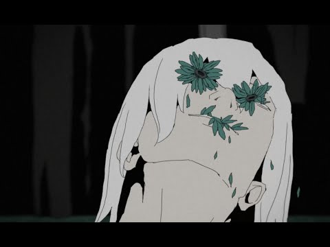 吊り下げ燭台の花、ハートの文字列 植物