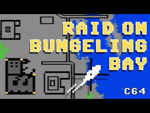 Raid on Bungeling Bay - Commodore 64 Overview - Classic Retro Shooter Designed by Will Wright