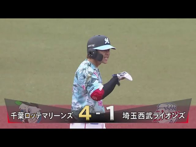 【5回裏】貴重な追加点!! マリーンズ・鈴木のセンターへのタイムリー2ベースヒット!! 2019/7/7 M-L