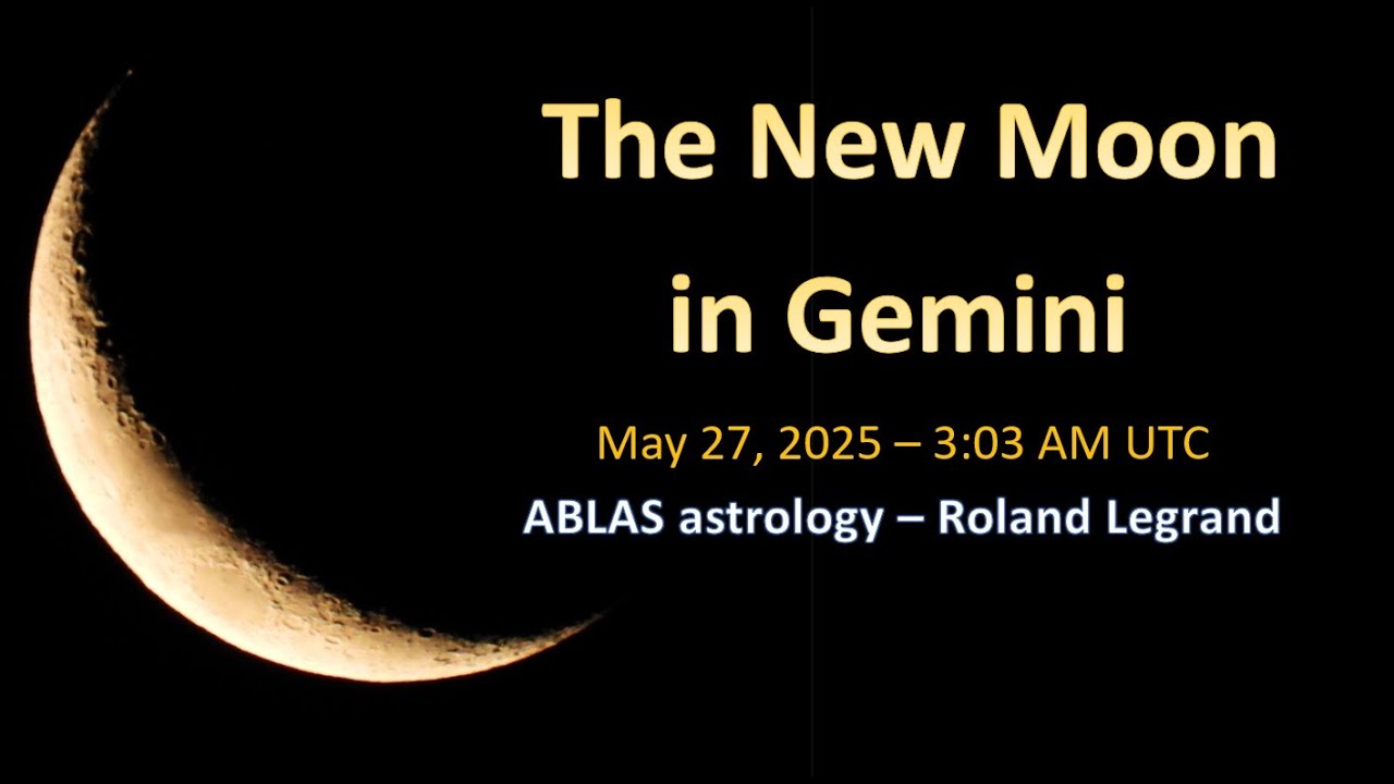 The New Moon in Gemini  Time has come to use our brains, doing what we say ans saying what we do!