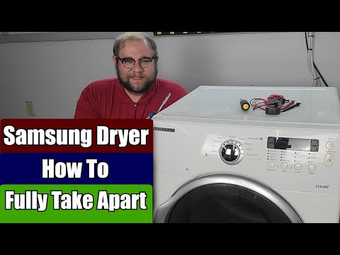 How to Disassemble a Samsung Dryer - How to Take Apart a Samsung Dryer