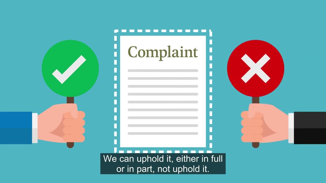 Investigating your complaint