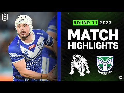 NRL Highlights | NRL 2023 | Canterbury-Bankstown Bulldogs v New Zealand Warriors | Match Highlights