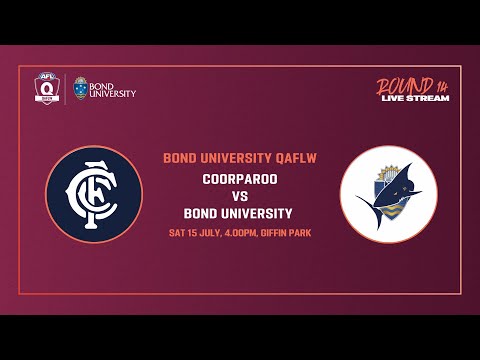 LIVE QAFLW ROUND 14 - Coorparoo v Bond University