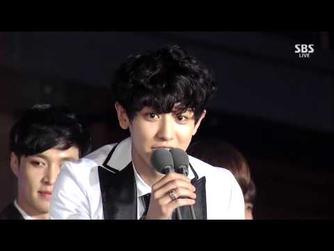 141221 - SBS GAYO DAEJUN  EXO BEST ALBUM AWARD CUT