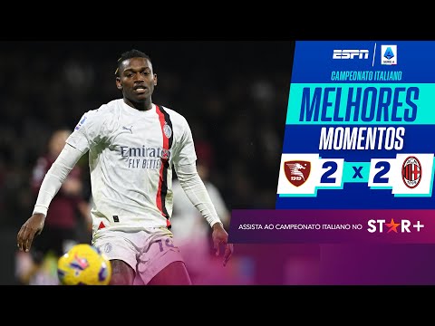 Gols e lances de Salernitana x Milan