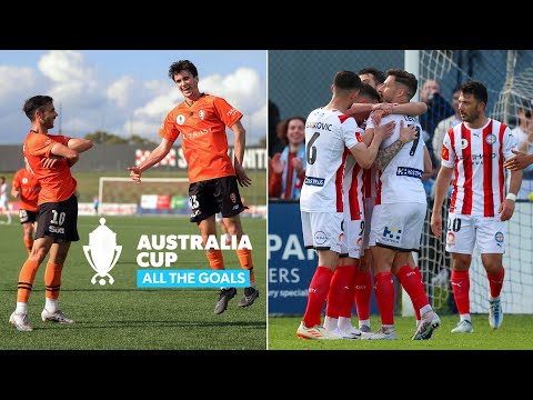 All The Goals | Round of 16 Matchday 1 & 2 | Australia Cup 2023