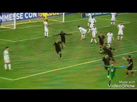 Gol Brignoli Benevento - Milan 2 - 2