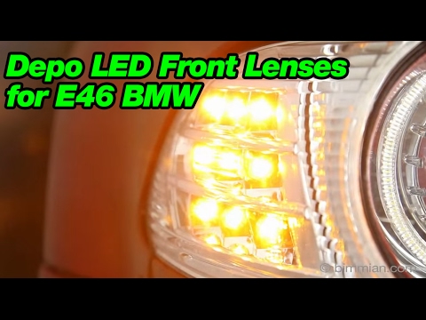 Depo LED Front Lenses for E46 BMW
