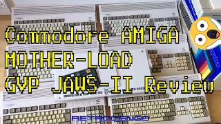 Commodore Amiga 1200 Amiga 600 MOTHER-LOAD and GVP JAWS II Review