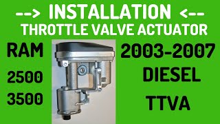 48RE Transmission Throttle Valve Actuator Swap Repair - TTVA Remove & Replace