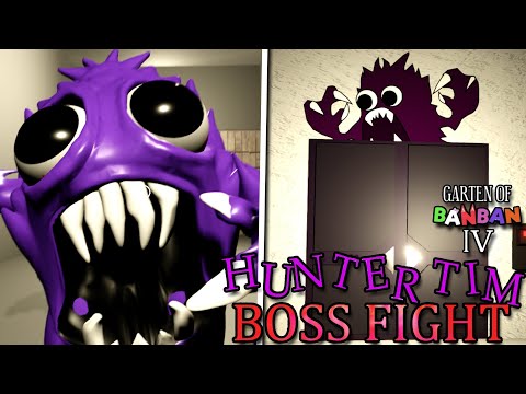 Garten of Banban 4: Hunter Tim Boss Fight - Full Game (fanmade)