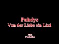 Puhdys - Von der Liebe ein Lied(Lyrics)