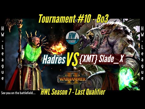 Hadres vs {XMT} Slade_X | Last Qualifier of the season!!! | Total War: WARHAMMER II