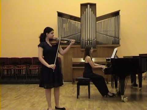 Mariam Smbatyan - violin, Liana Harutunyan - piano, Alfredo d`Ambrosio - Canzonetta